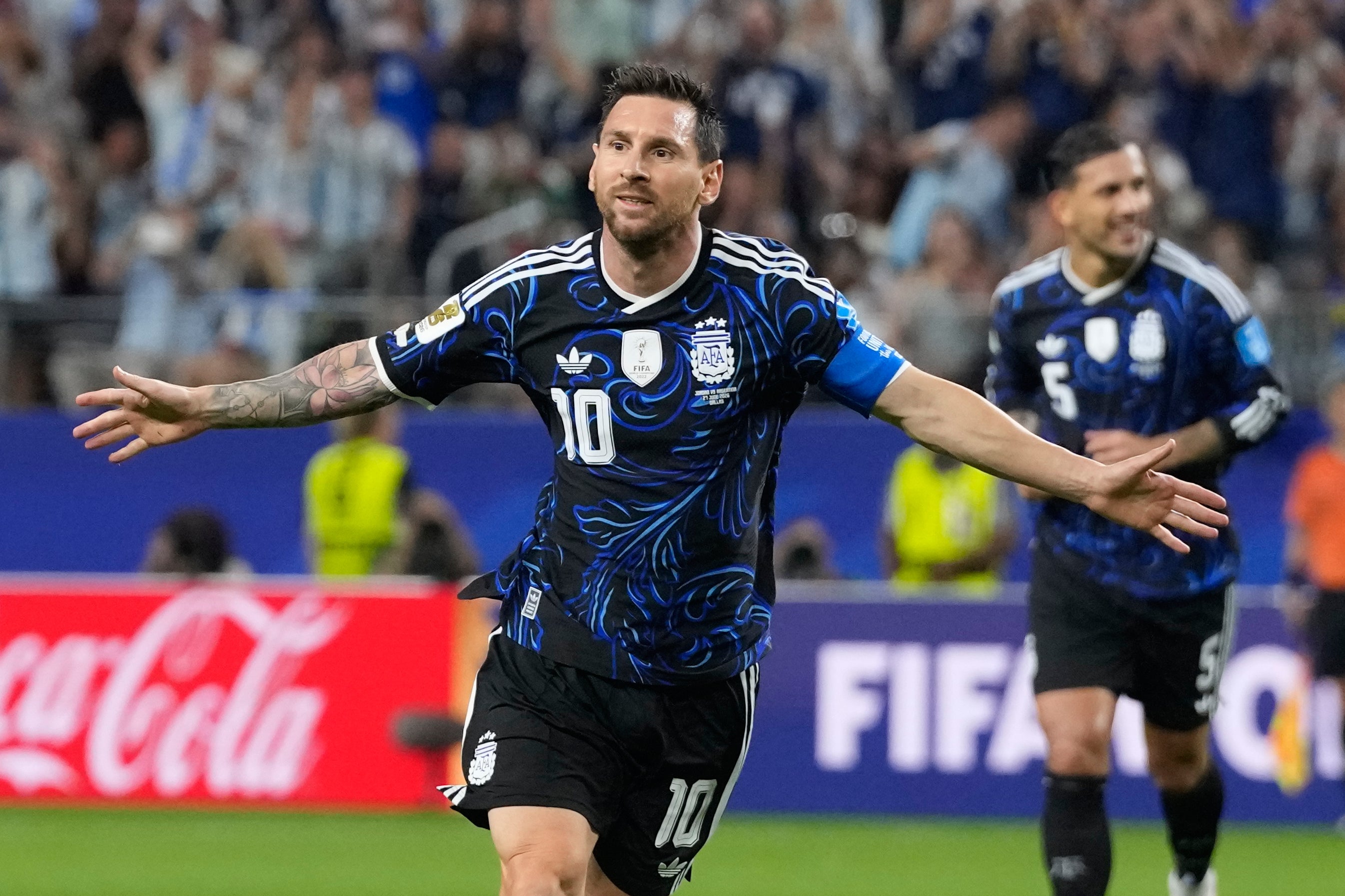 Messi, el primero en marcar en 7 partidos seguidos del Mundial y amplía su récord de goles