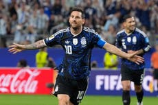 Messi, el primero en marcar en 7 partidos seguidos del Mundial y amplía su récord de goles