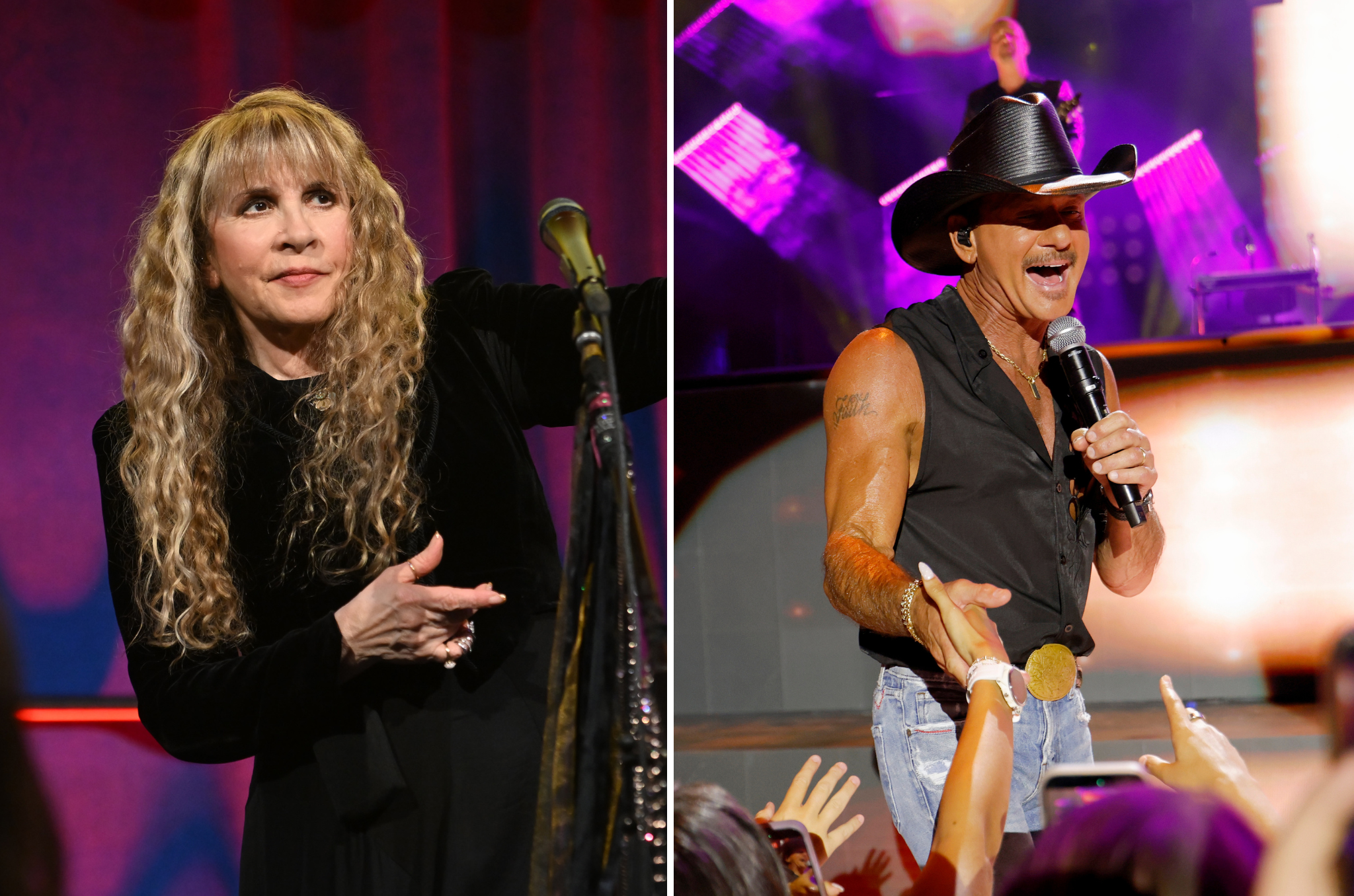 Se rumorea que Stevie Nicks y Tim McGraw actuarán en la boda de Swift y Kelce