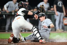 Montgomery rompe el empate con un doble en la octava y los Medias Blancas superan 8-2 a Orioles