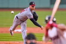 Civalli poncha a 13 y Nacionales frenan racha de 5 triunfos de Medias Rojas con 8-1