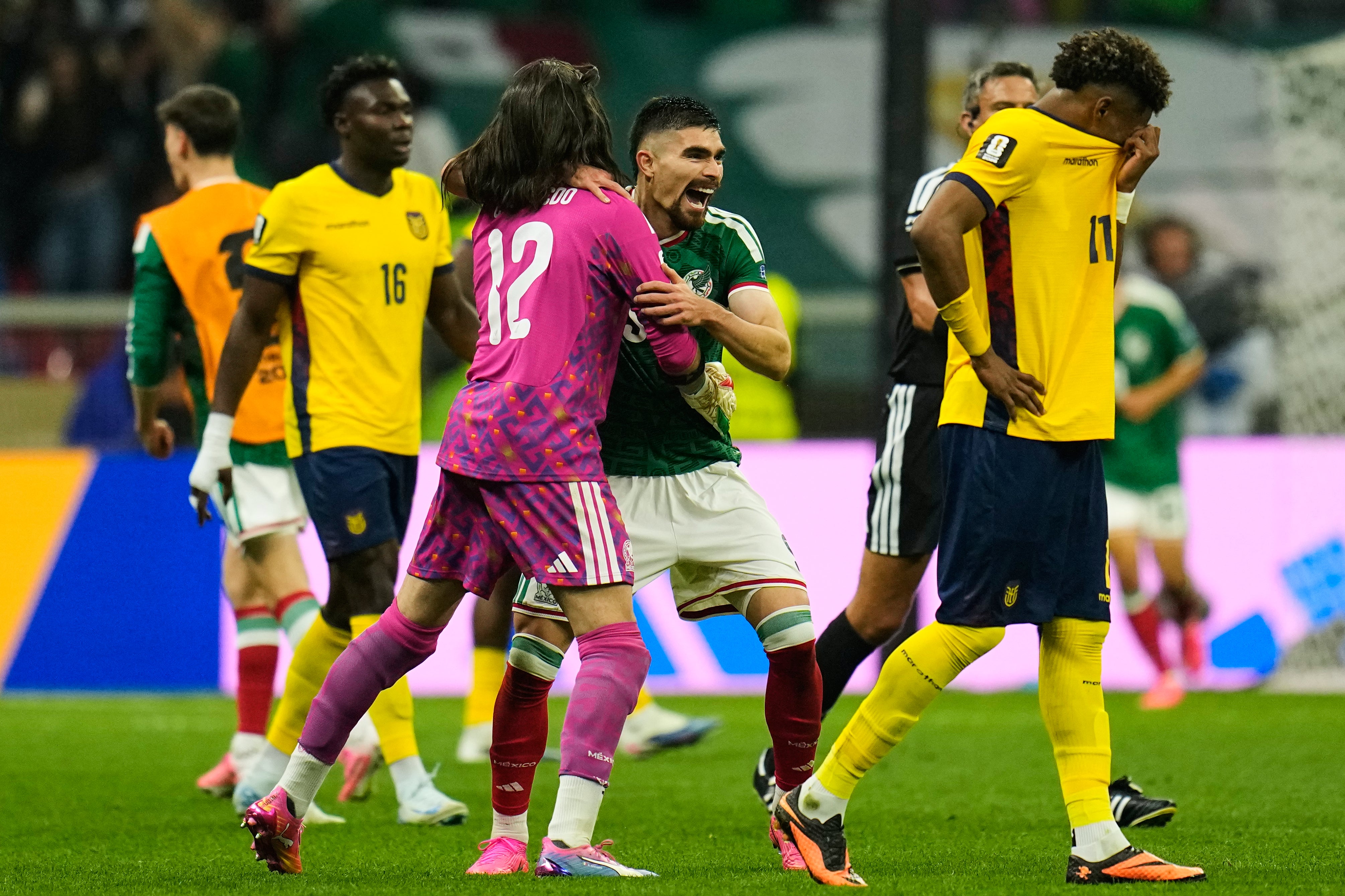 Ecuador Mexico WCup Soccer