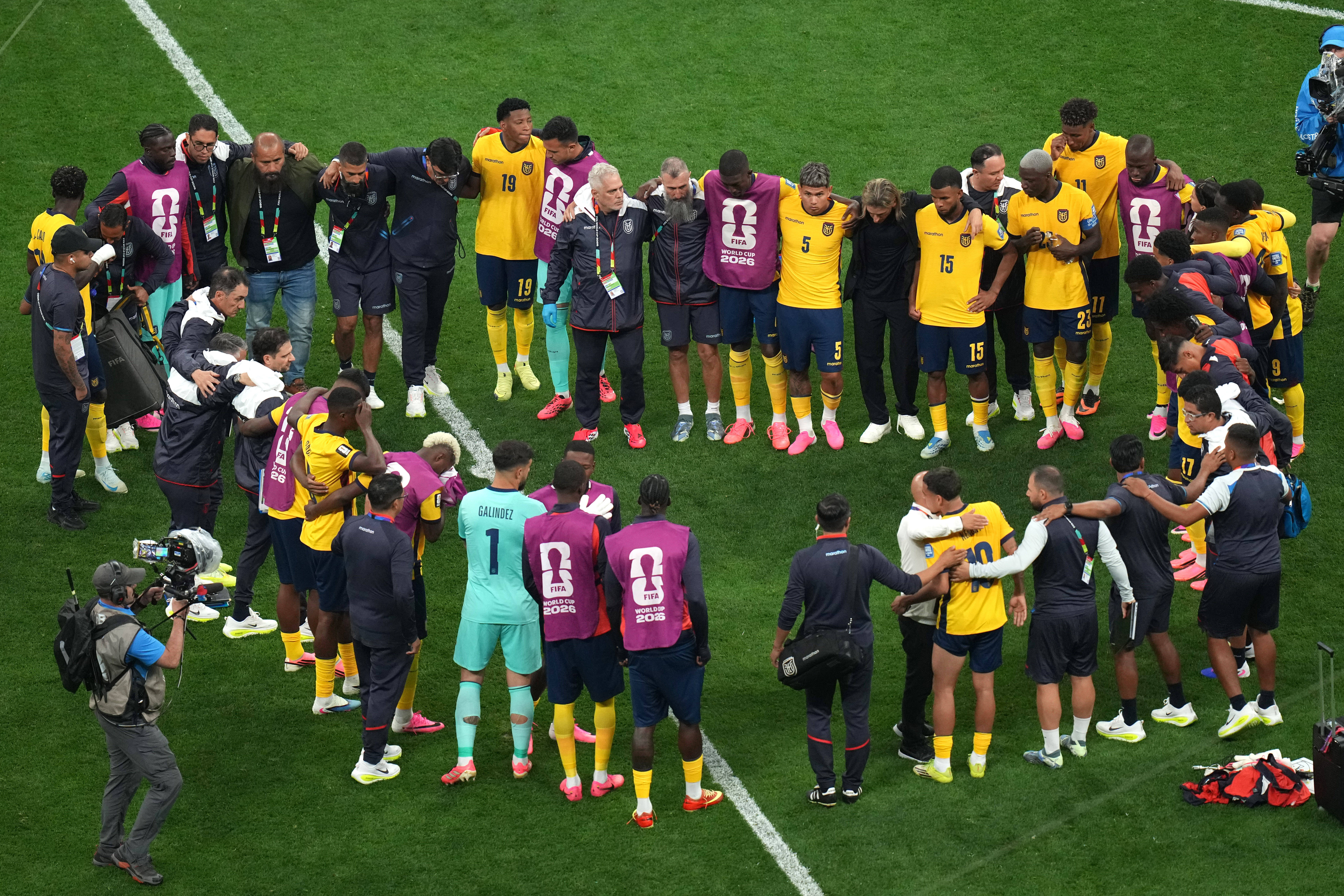 La eliminación de Ecuador en el Mundial marca adiós amargo para Beccacece, Valencia y Galíndez