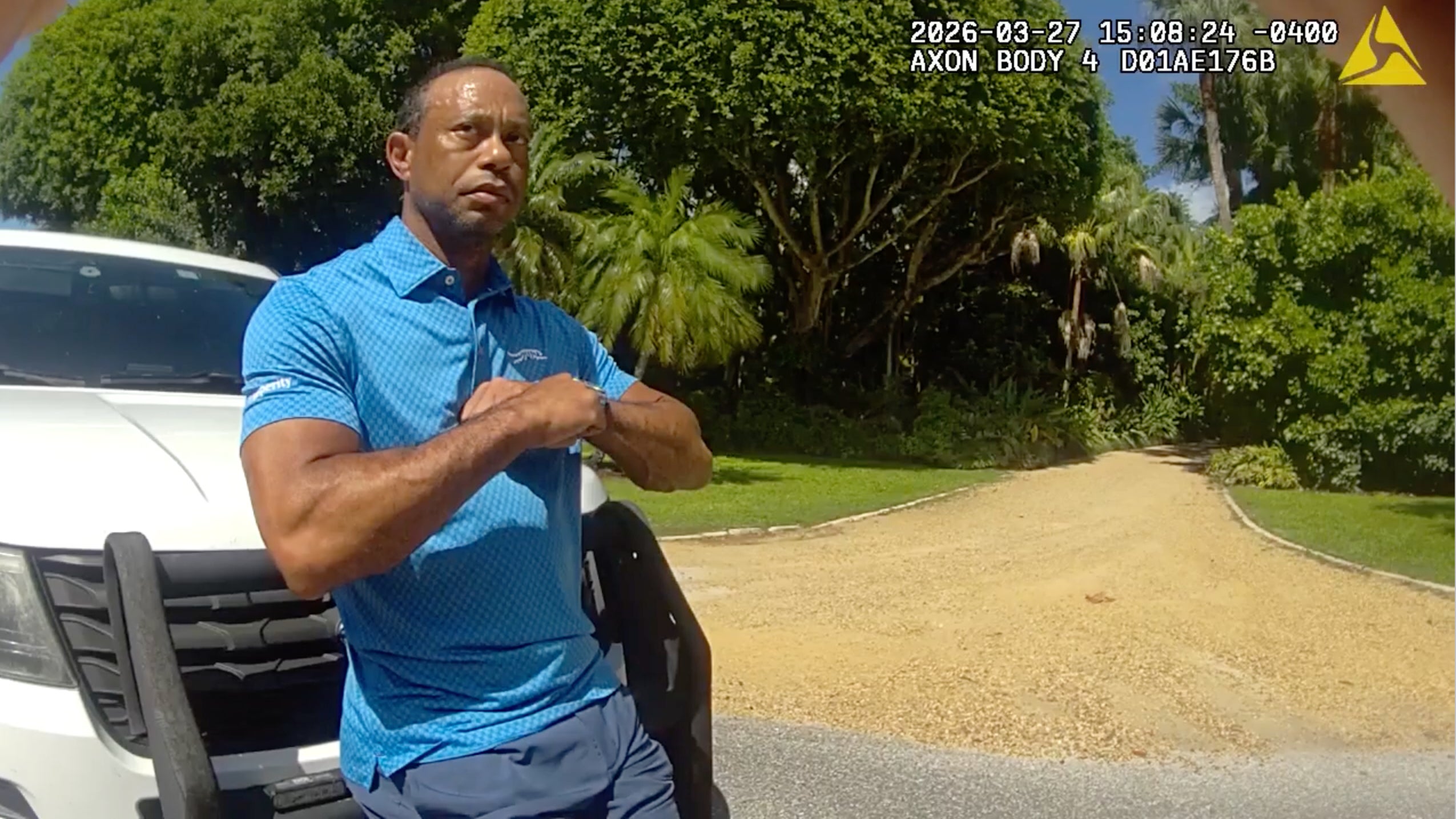 TIGER WOODS-CHOQUE