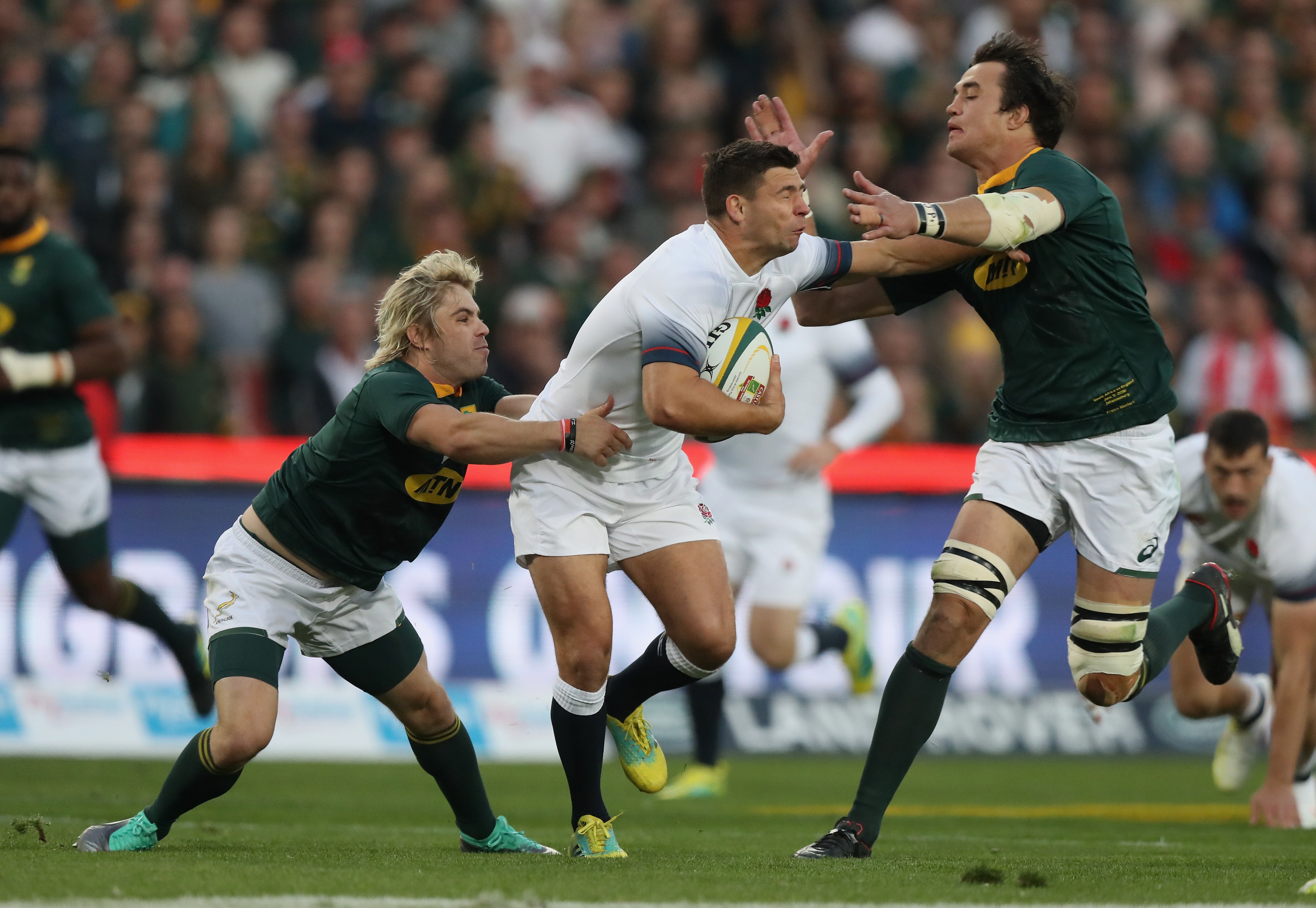 La selección de rugby de Inglaterra desperdició una ventaja de 21 puntos jugando en la altitud ante Sudáfrica