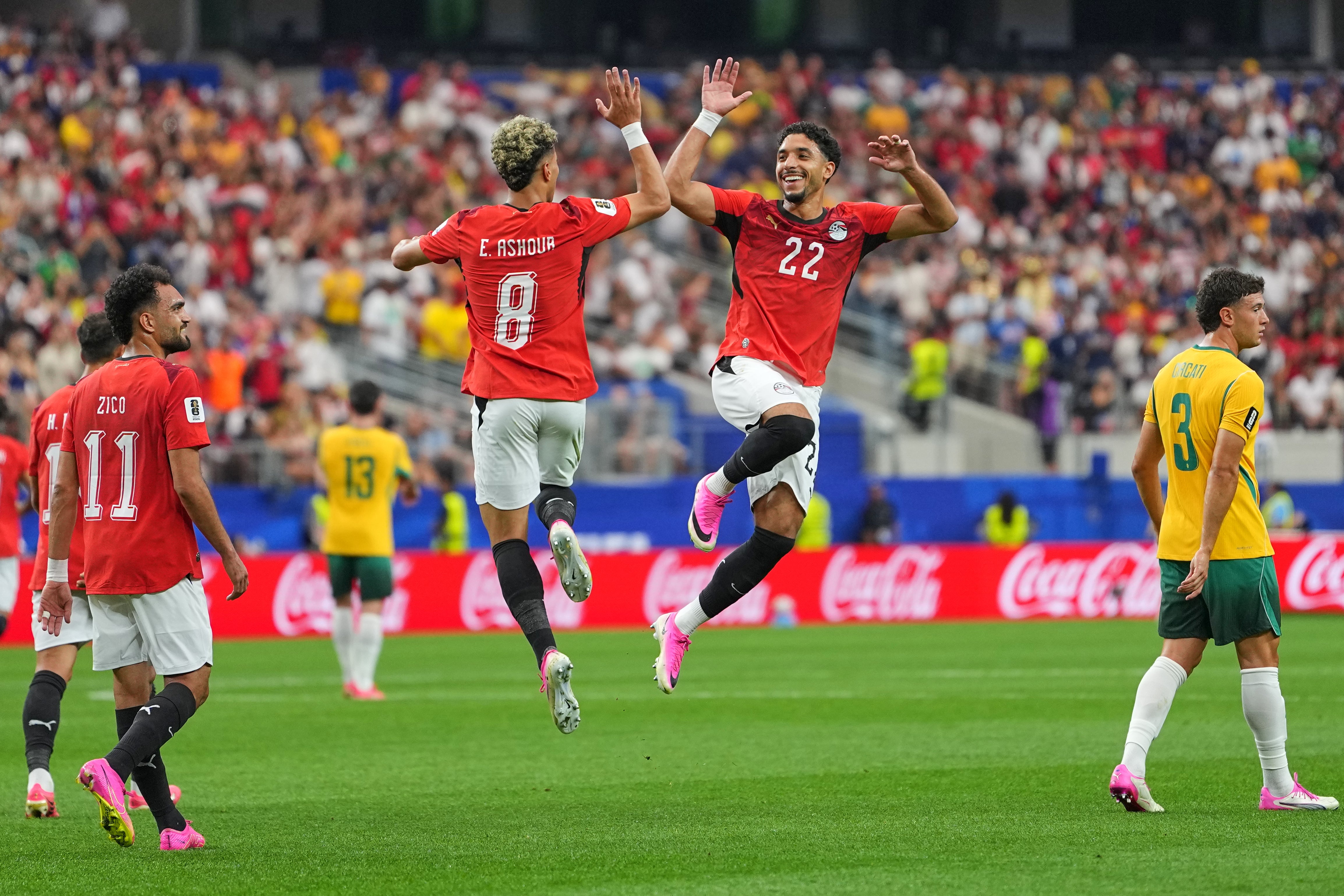 Egipto canta victoria en ronda de eliminación directa: 4-2 en penales ante Australia