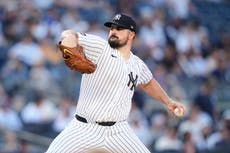Los Yankees colocan a Carlos Rodón en la lista de lesionados por inflamación en el codo