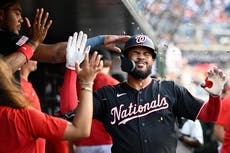 García y Lile conectan 2 jonrones cada uno y los Nacionales aplastan 9-5 a los Piratas