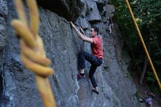 Mientras la guerra continúa, escaladores ucranianos crean cultura al aire libre