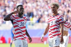 FIFA suspende la sanción de un partido a Balogun y podrá jugar con EEUU nte Bélgica