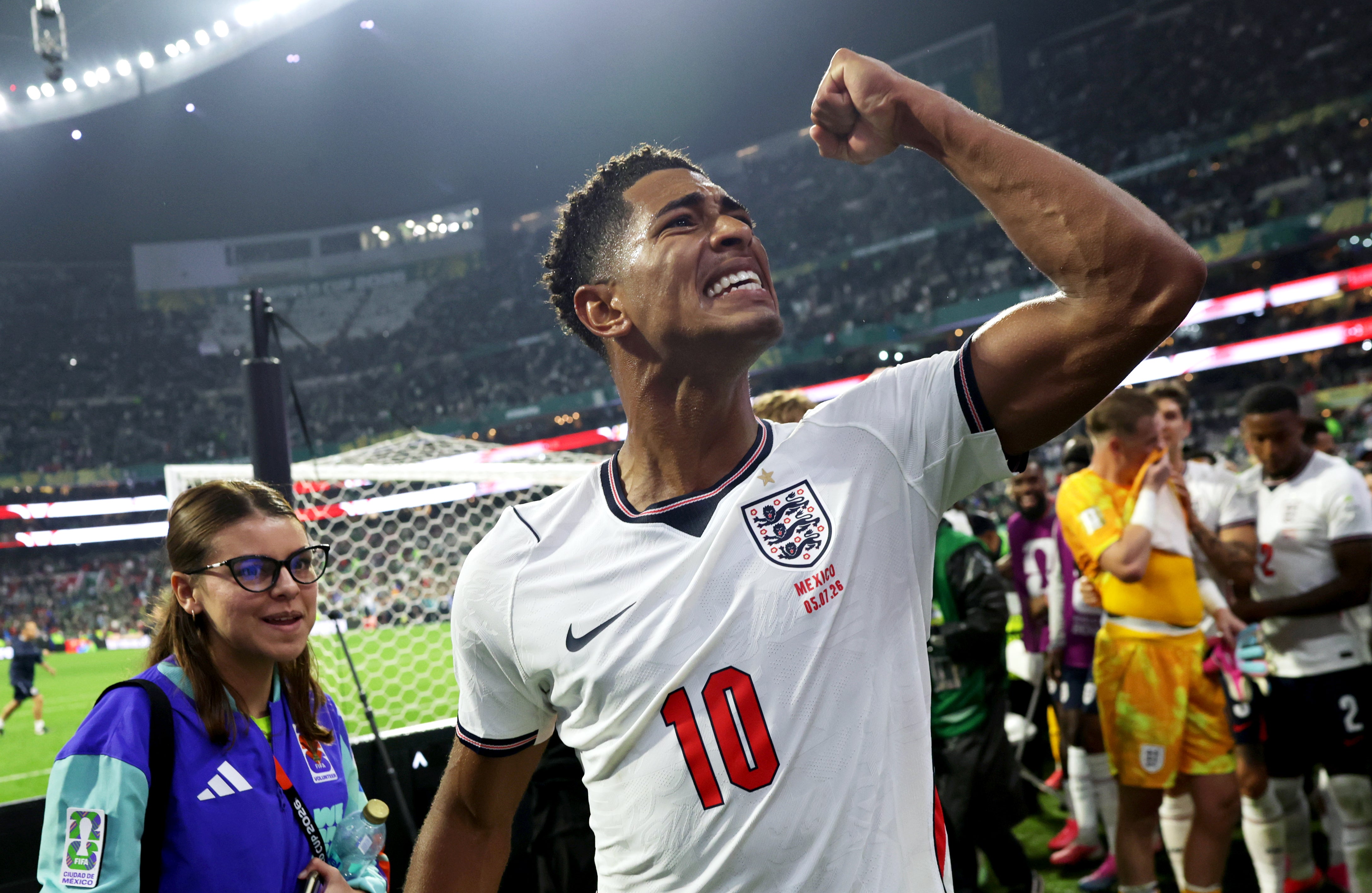 Jude Bellingham fue la gran figura de Inglaterra durante el primer tiempo