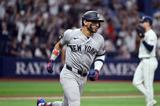 Caballero conecta 2 jonrones, Schlittler lanza 8 innings y Yankees vencen 5-1 a Rays