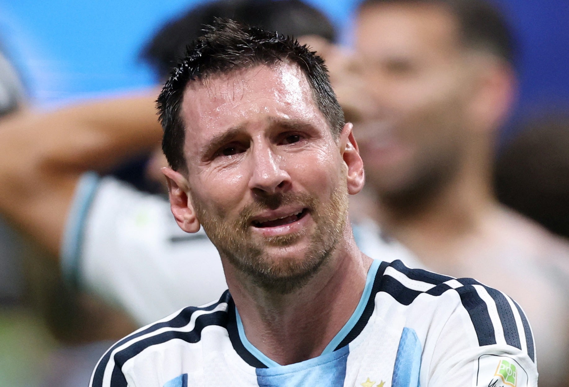 Lionel Messi rompe a llorar tras la dramática victoria de Argentina sobre Egipto