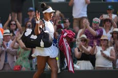 Naomi Osaka cae en Wimbledon tras reaparecer el dolor de fascitis plantar