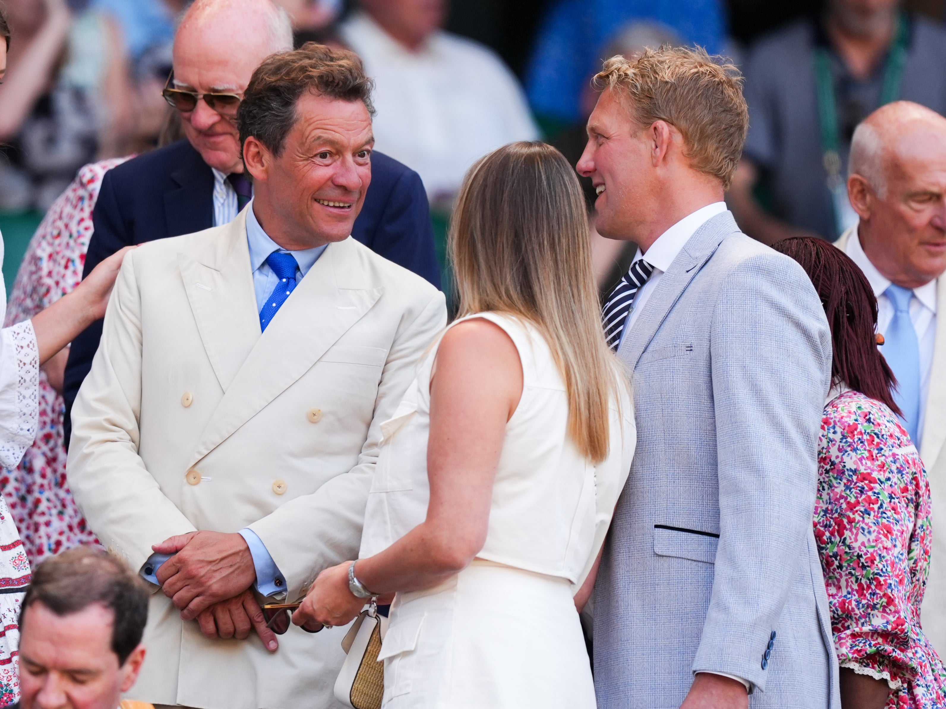 Dominic West, quien interpretó al rey Carlos III en ‘The Crown’, también estuvo presente en el palco real