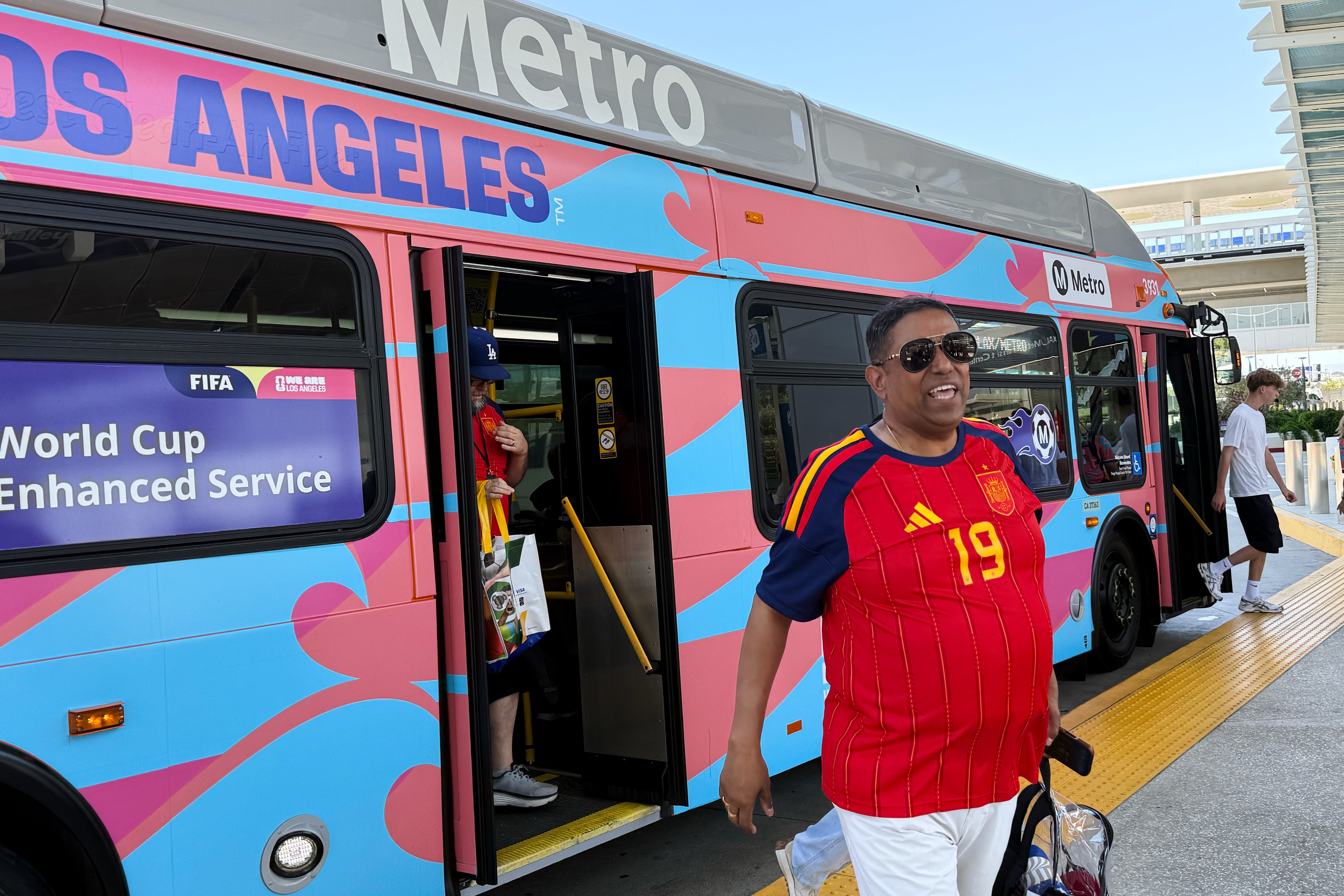 MUNDIAL-LOS ÁNGELES-TRANSPORTE