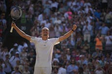 Arthur Fery se mide a Alexander Zverev y Sinner a Djokovic en semifinales masculinas de Wimbledon