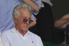 Dustin Hoffman y el "rey del críquet" Sachin Tendulkar entre famosos en Wimbledon
