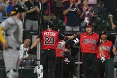 Jardinero de los Medias Blancas Tristan Peters, elegido reemplazo para el Juego de Estrellas