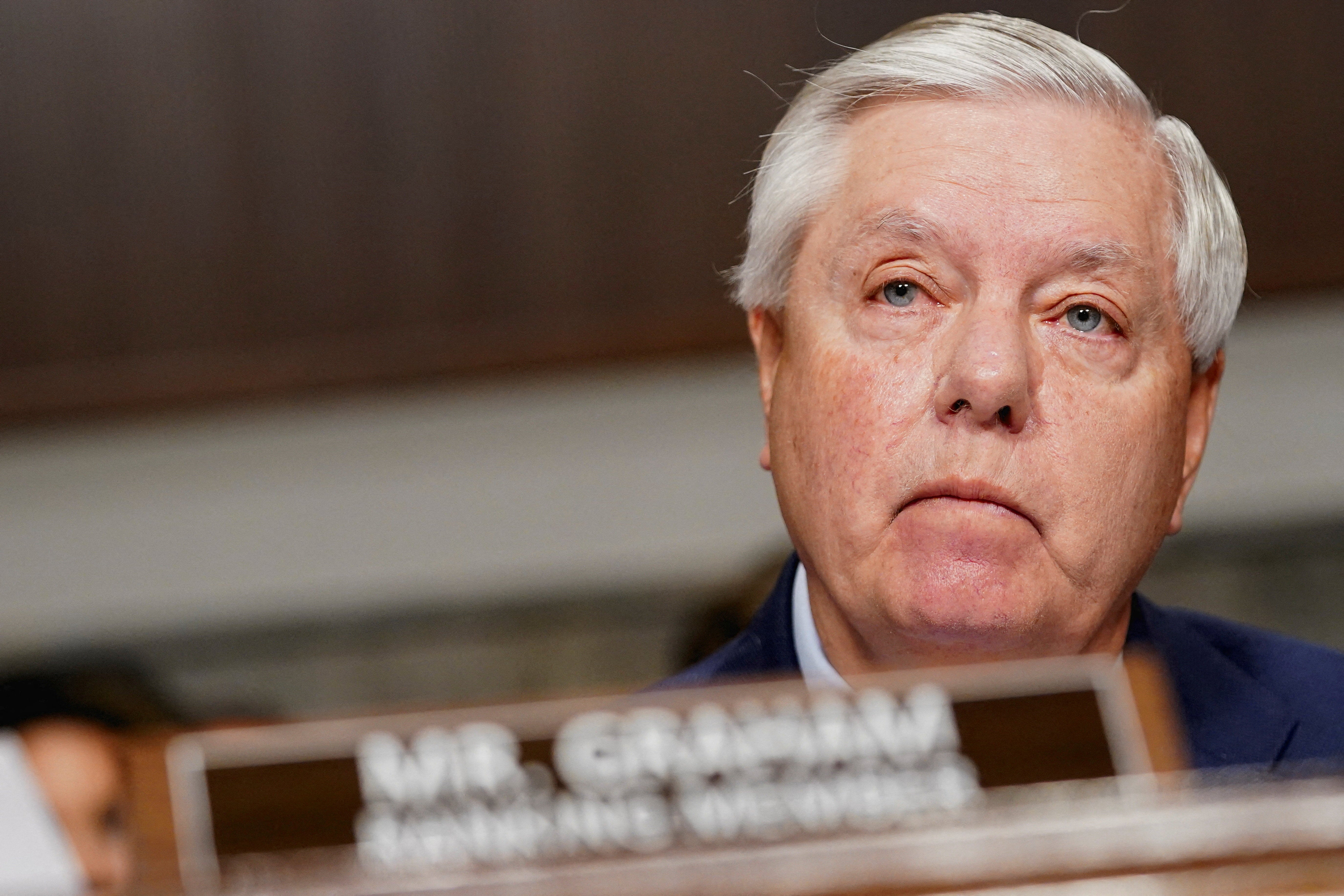 <p>Según se informa, el senador Lindsey Graham bromeó diciendo que no podía “morir ahora” apenas unas horas antes de su fallecimiento el sábado por la noche</p>