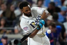 Bateador de Rays, Junior Caminero, sale del Juego de Estrellas tras golpe en mano izquierda