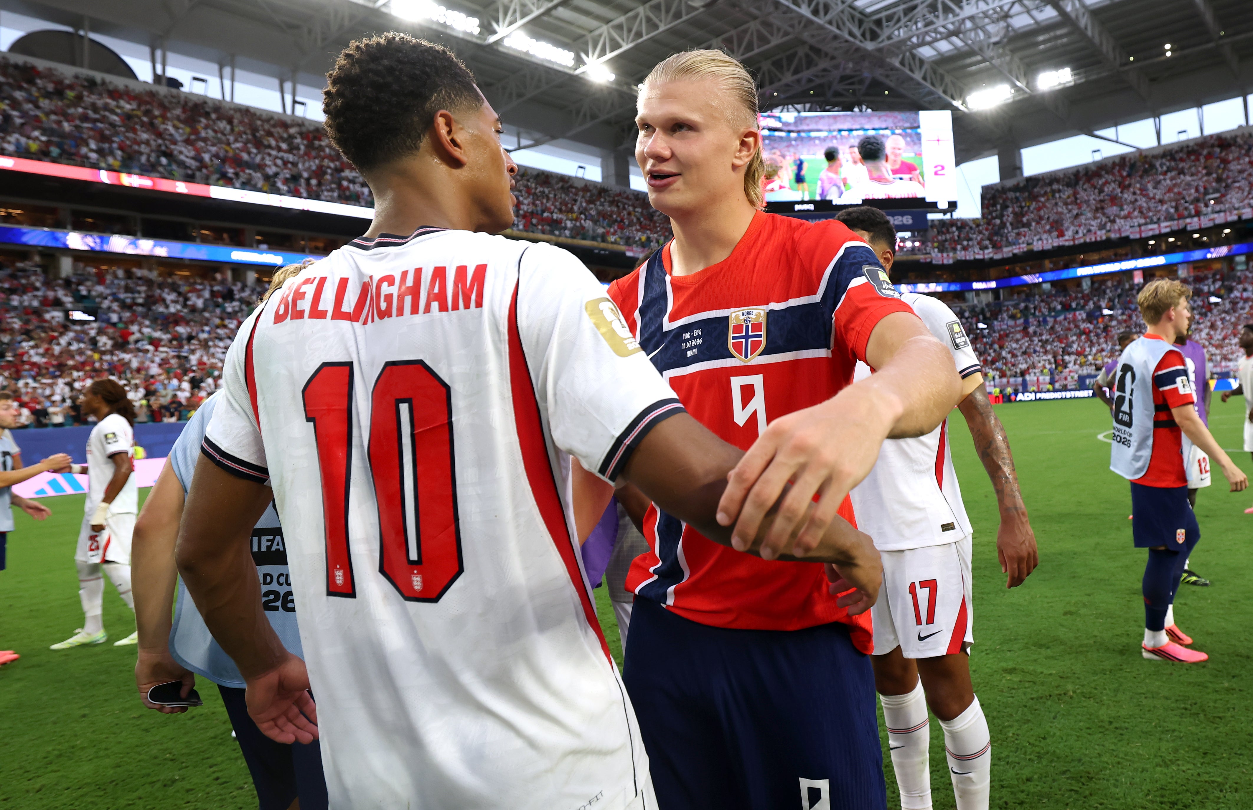 La participación de Noruega en el Mundial llegó a su fin tras caer ante la Inglaterra de Jude Bellingham, excompañero de Erling Haaland