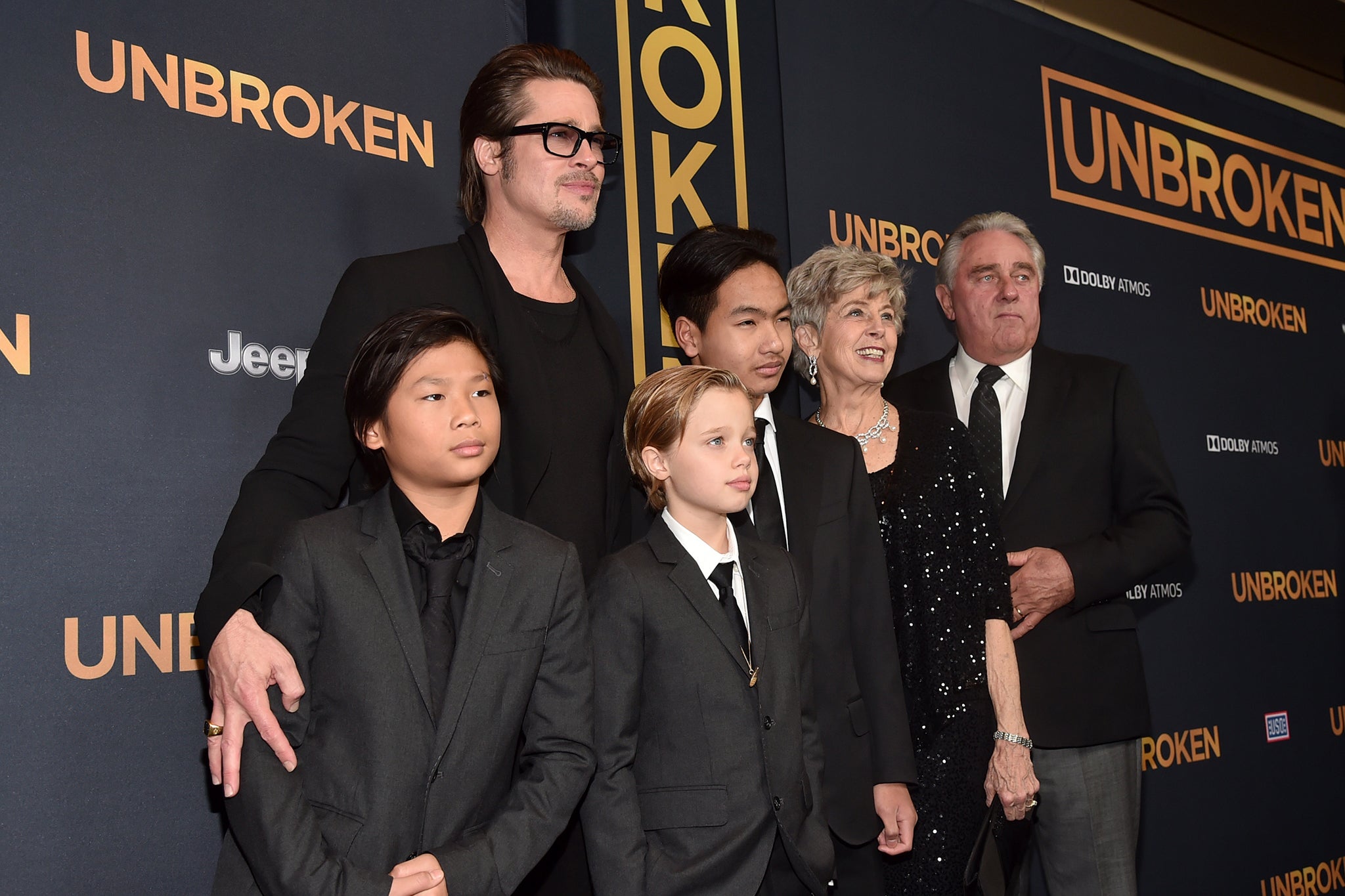 Pax Thien Jolie-Pitt, quien aparece en el extremo izquierdo de la imagen tomada en 2014, es el único hijo que aún conserva el apellido de su padre