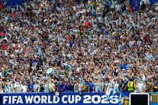 Bulliciosos hinchas hacen que Argentina se sienta como en casa en semifinal mundialista en Atlanta