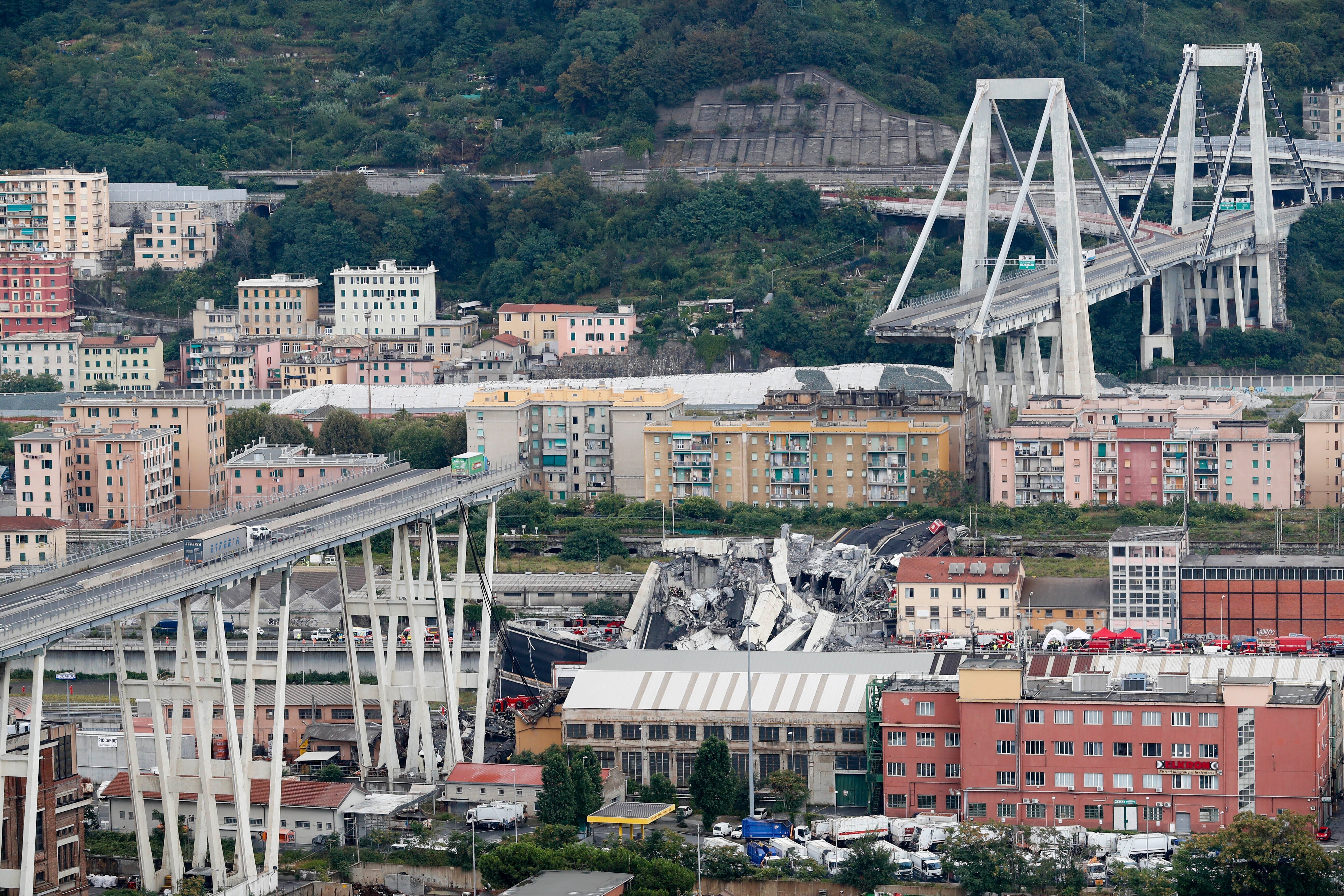 ITALIA-PUENTE CAÍDO-JUICIO