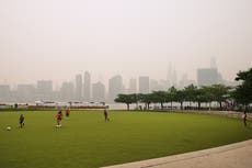 España entrena para final mundialista mientras el humo contamina el aire en el norte de Nueva Jersey