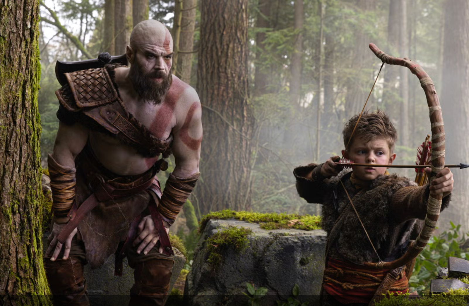Primera imagen de ‘God of War‘ con Ryan Hurst y Callum Vinson