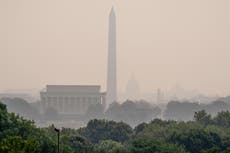 Humo proveniente de incendios forestales en Canadá se adentra cada vez más en EEUU