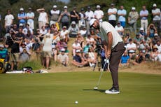 Scheffler lamenta putts fallados, pero está contento tras exhibición en el Abierto Británico