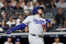 Max Muncy pega jonrón de 2 carreras ante Gerrit Cole en 7mo y Dodgers vencen 2-1 a Yankees