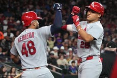 Wetherholt pega jonrón solitario, Winn impulsa 3 y Cardenales vencen 5-4 a Diamondbacks