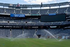 La final del Mundial se jugará en césped artificial con críticas mixtas. La lluvia podría ayudar