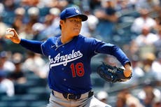 Yamamoto lanza juego de 4 hits y Ohtani lidera ataque en triunfo de Dodgers 8-2 ante Yankees
