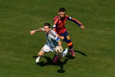 España y Argentina empatan 0-0 al descanso de la final del Mundial