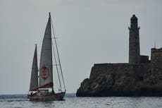 Velero con ayuda humanitaria europea llega a La Habana