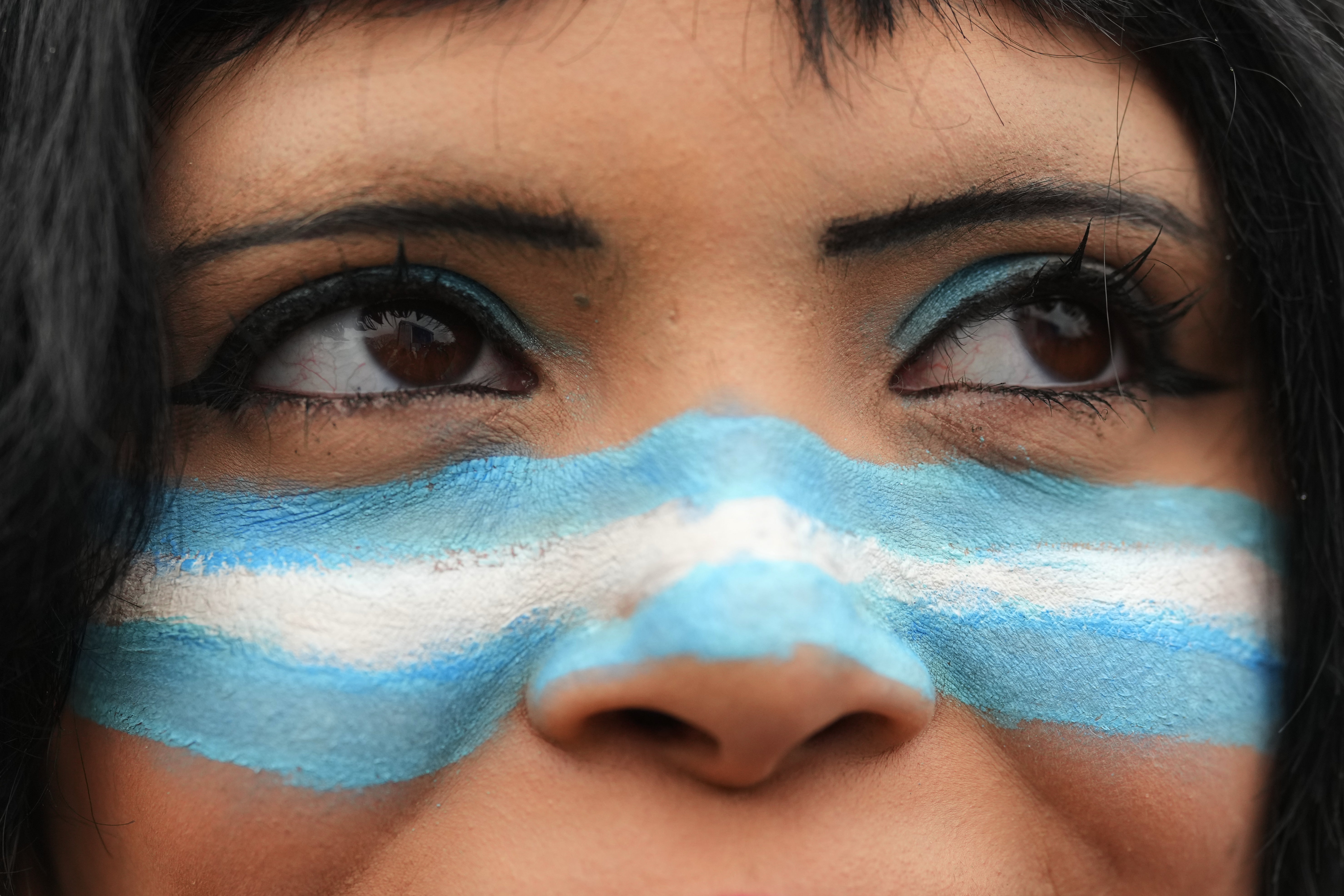 MUNDIAL-HINCHAS ARGENTINOS