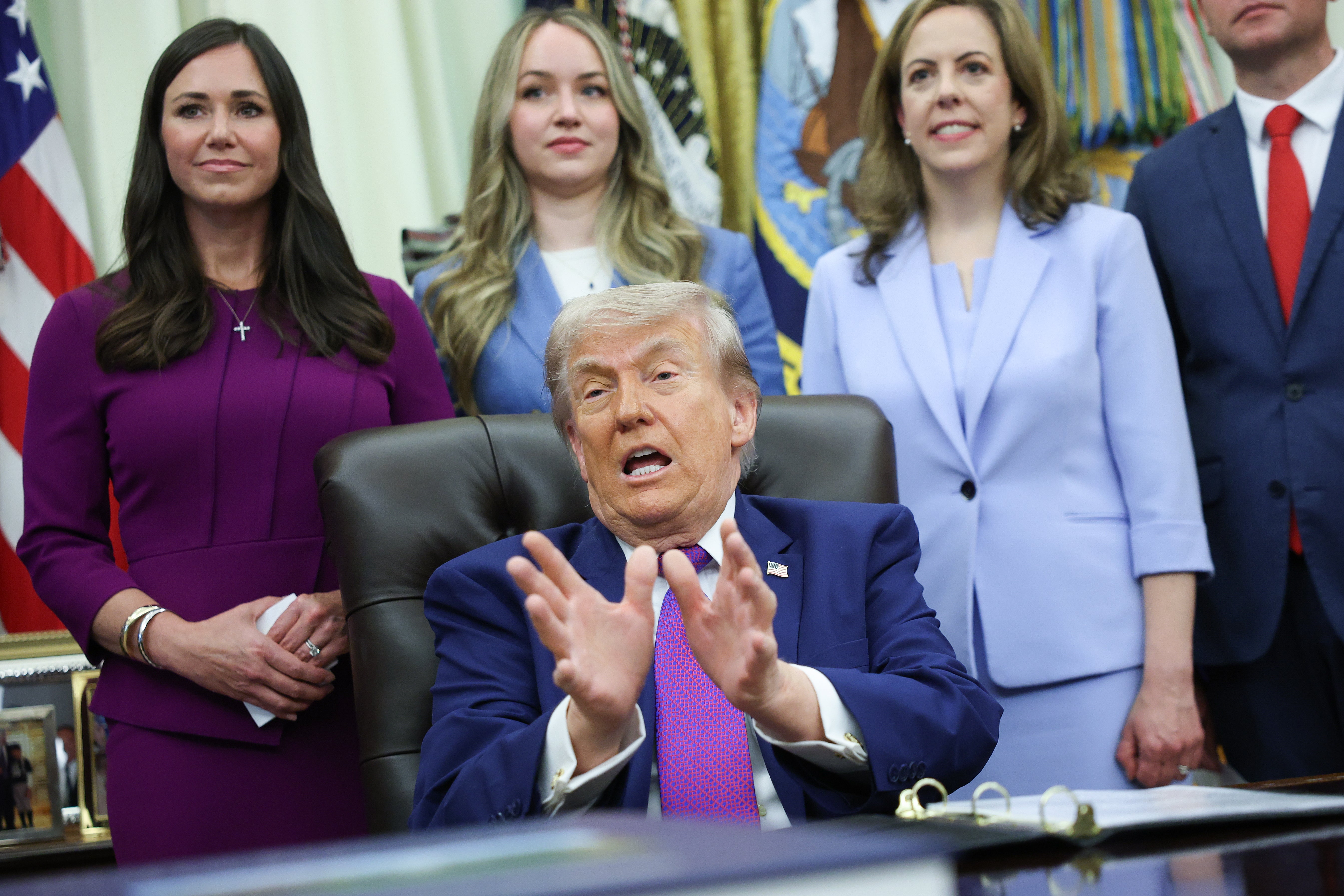 Las madres desaprueban cada vez más la presidencia de Trump