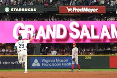 Cal Raleigh detona un grand slam y Seattle aplasta 8-0 a Cincinnati