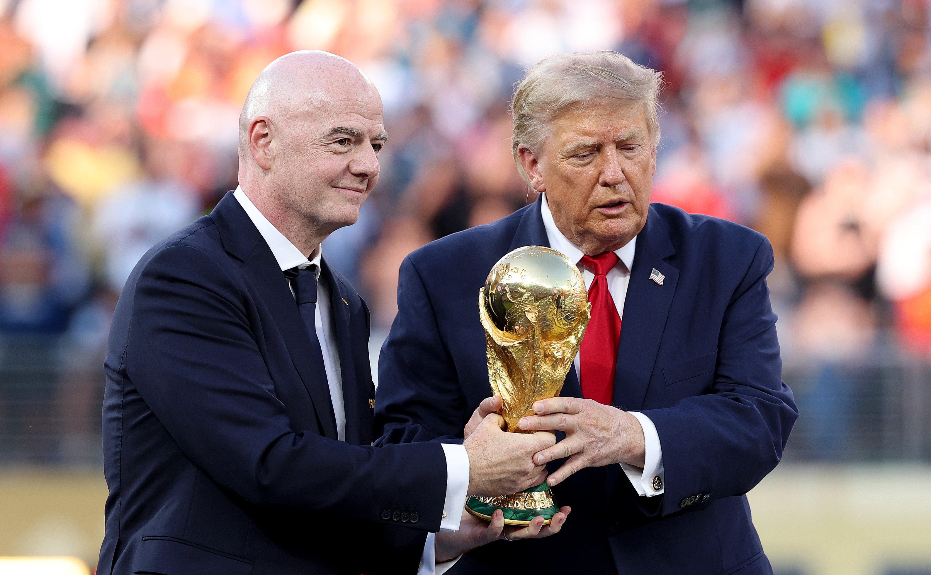 La huella de Donald Trump quedó patente en todo el torneo, con la complaciente colaboración de Gianni Infantino