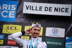 Conductor furioso confronta a Brandon McNulty antes de la contrarreloj del Tour de Francia