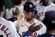 Peña y Paredes disparan jonrones, Imai poncha a 8 y Astros vencen a Marlins 5-3