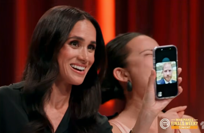 Harry apareció de improviso durante la participación especial de Meghan en ‘MasterChef Australia’