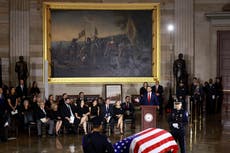 Funeral de Lindsey Graham atrae a Trump, líderes mundiales y elogios en Washington