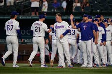 Rangers se ponen en buena posición como único equipo del Oeste de la Americana con récord ganador
