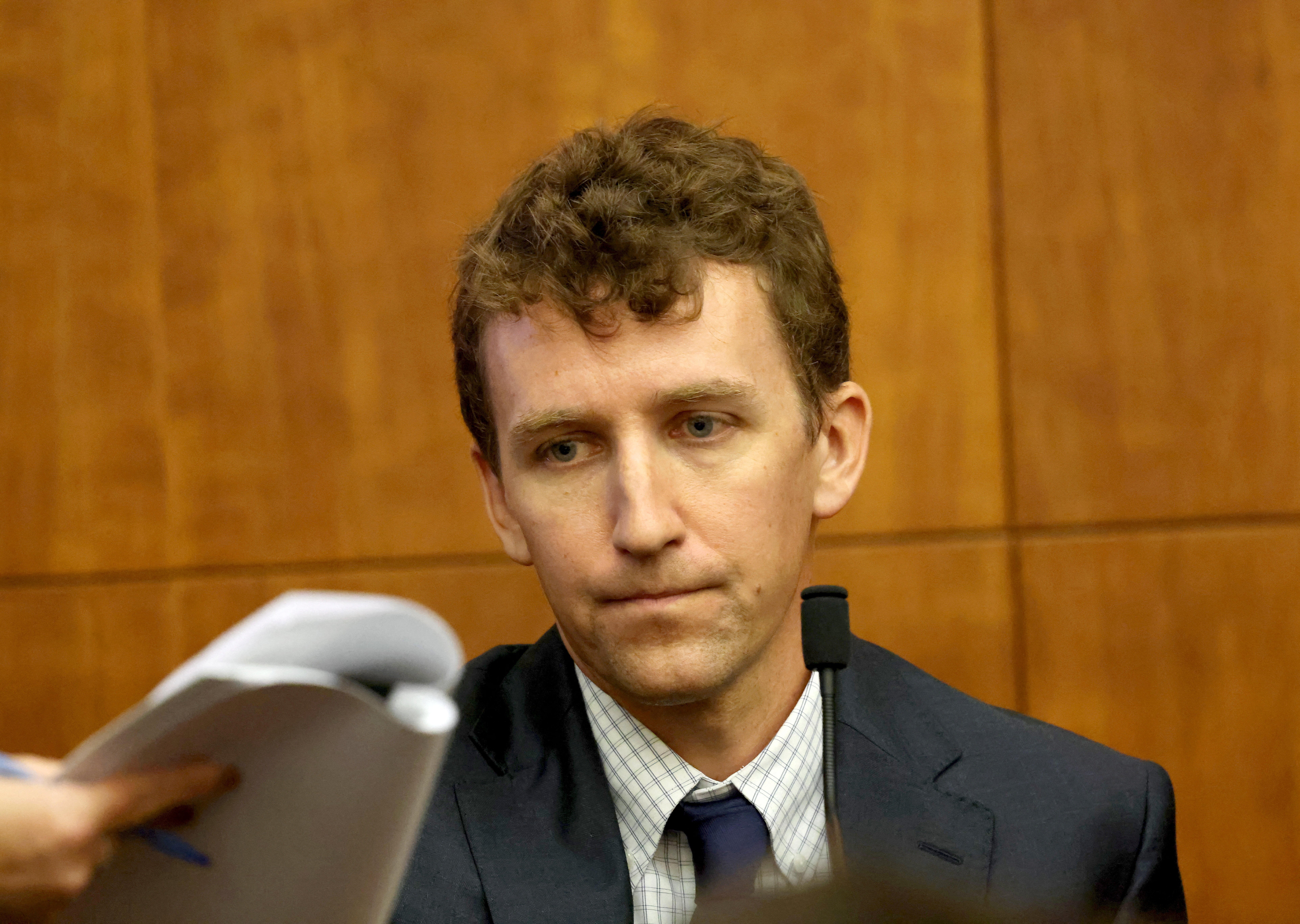 Patrick Clancy durante su testimonio en el juicio