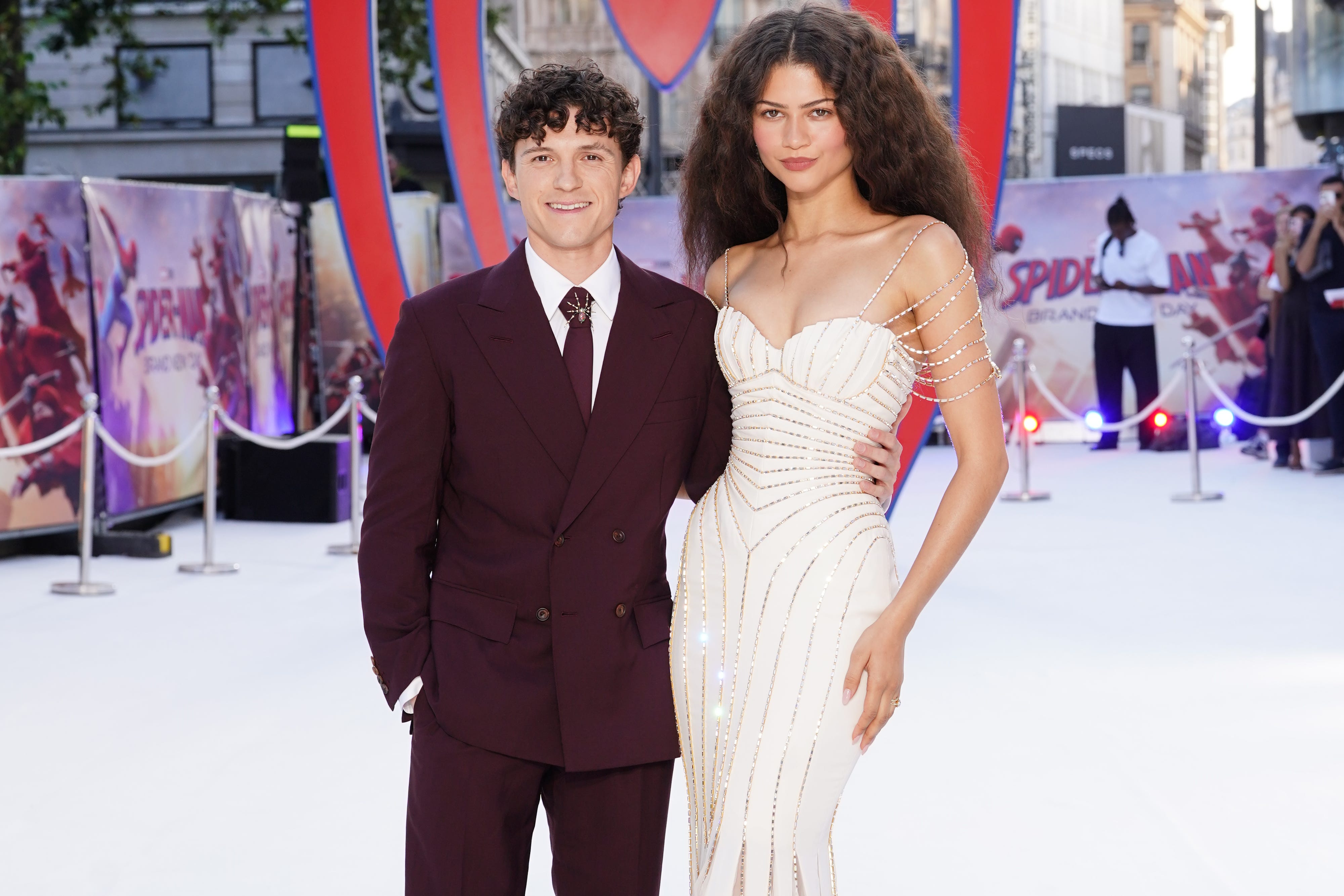 Tom Holland y Zendaya durante la premiere en Reino Unido de ‘Spider-Man: Un nuevo día’, en el Odeon Luxe de Leicester Square, en el centro de Londres